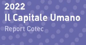 Il capitale umano come fattore di crescita Copertina del rapporto di COTEC su Il capitale umano