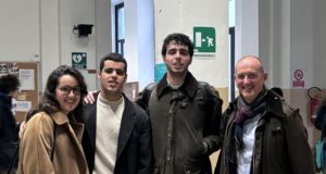 Tessere il futuro: Nft, blockchain e difesa digitale alla portata di tutti Il team all'Istituto Berchet di Milano